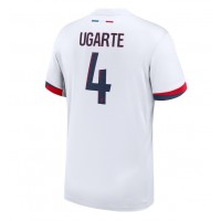 Dres Paris Saint-Germain Manuel Ugarte #4 Gostujuci 2024-25 Kratak Rukav